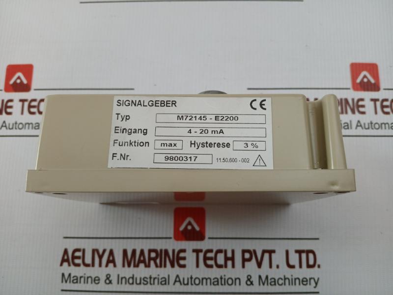 Analog Signal Indicator 4-20 Ma Siemens M72145-e2200