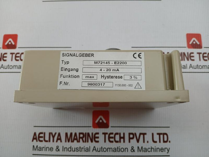 Analog Signal Indicator 4-20 Ma Siemens M72145-e2200