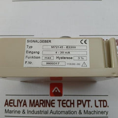 Analog Signal Indicator 4-20 Ma Siemens M72145-e2200