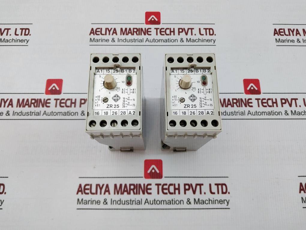 Analog Time Delay Relay Zr 25 Eaw Ip20 250V 50/60Hz