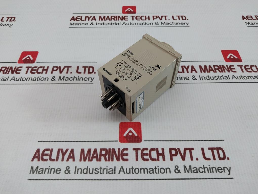 Analog Timer At8B Autonics 0-15 Sec 250Vac 50/60Hz