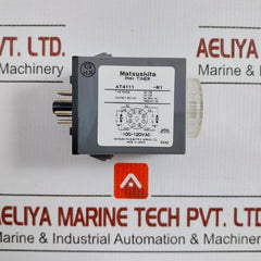 Analog Timer Relay At4111 Matsushita 100-120Vac 1S/10S