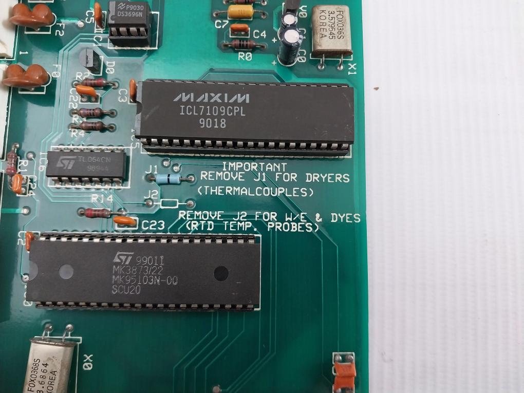 Analog To Digital Converter Board 08Bsaddat Milnor Rev.C