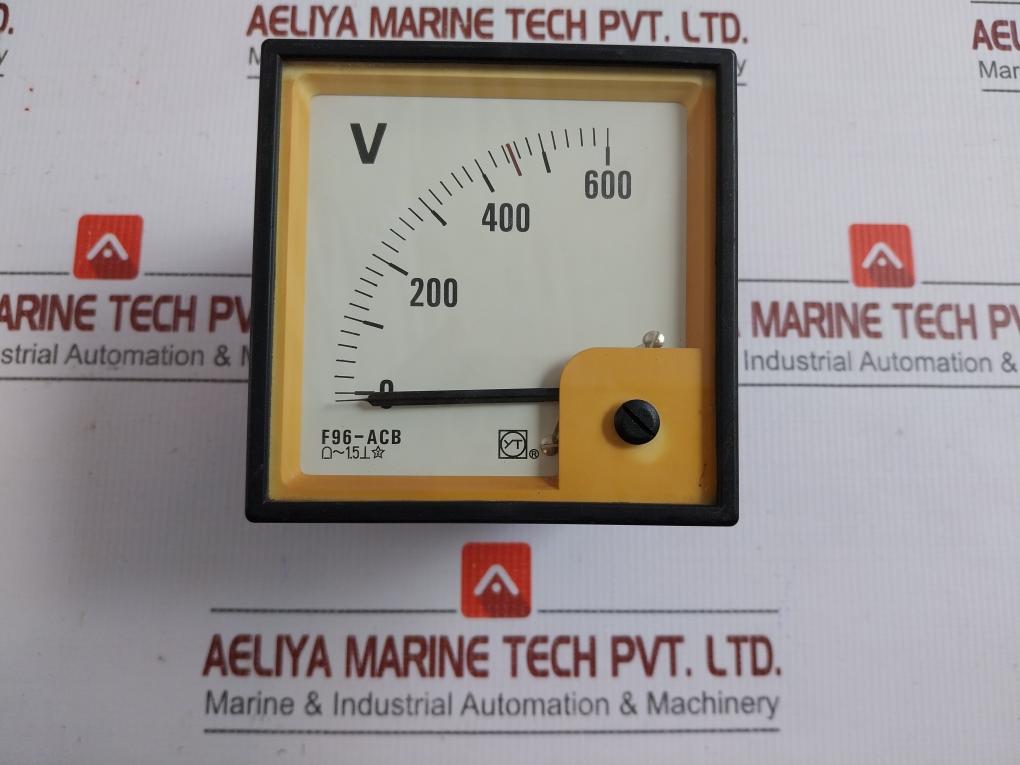 Analog Voltmeter F96-acb Shanghai Yitai 0-600V