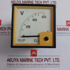 Analog Voltmeter F96-acb Shanghai Yitai 0-600V