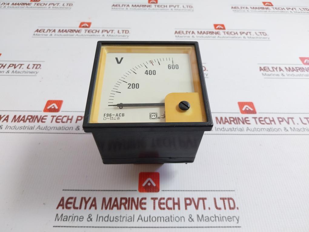 Analog Voltmeter F96-acb Shanghai Yitai 0-600V