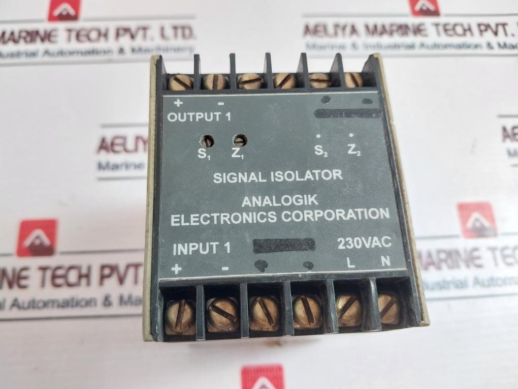 Analogik Electronics Signal Isolator 230vac 4-20 Ma