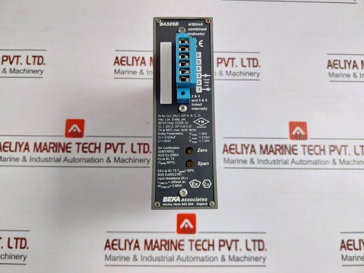 Analogue Bargraph Digital Pressure Indicator Ba326B Beka