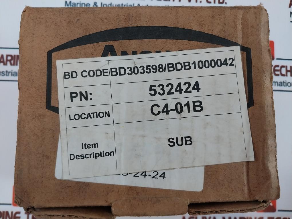 Anchor Fluid Power C121161a Sub, 532424, Bd303598/bdb1000042