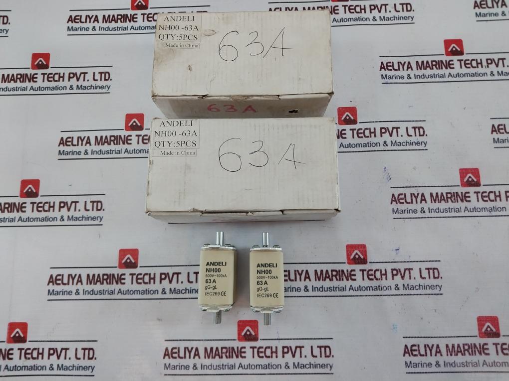 Andeli Nh00 Fuse Link 63A 500V~ 100Ka