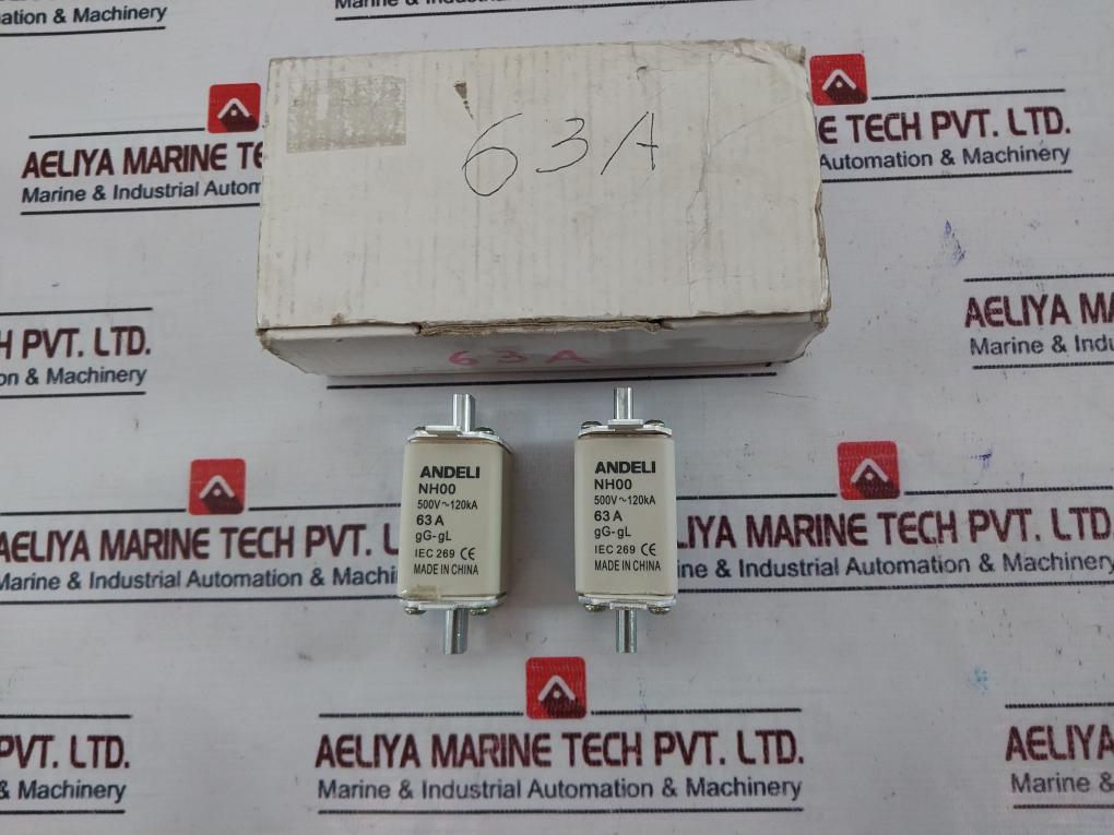 Andeli Nh00 Fuse Link 63A 500V~ 120Ka