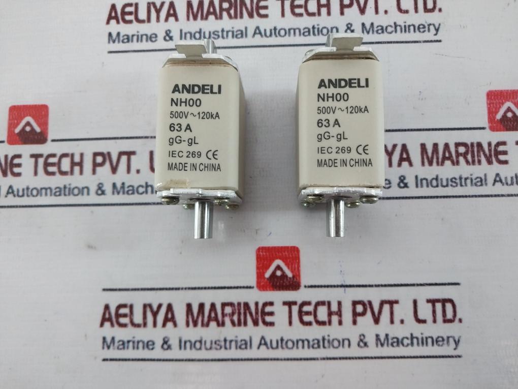 Andeli Nh00 Fuse Link 63A 500V~ 120Ka