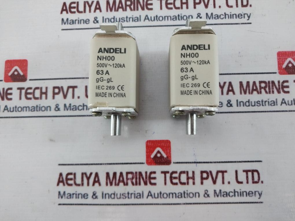 Andeli Nh00 Fuse Link 63A 500V~ 120Ka