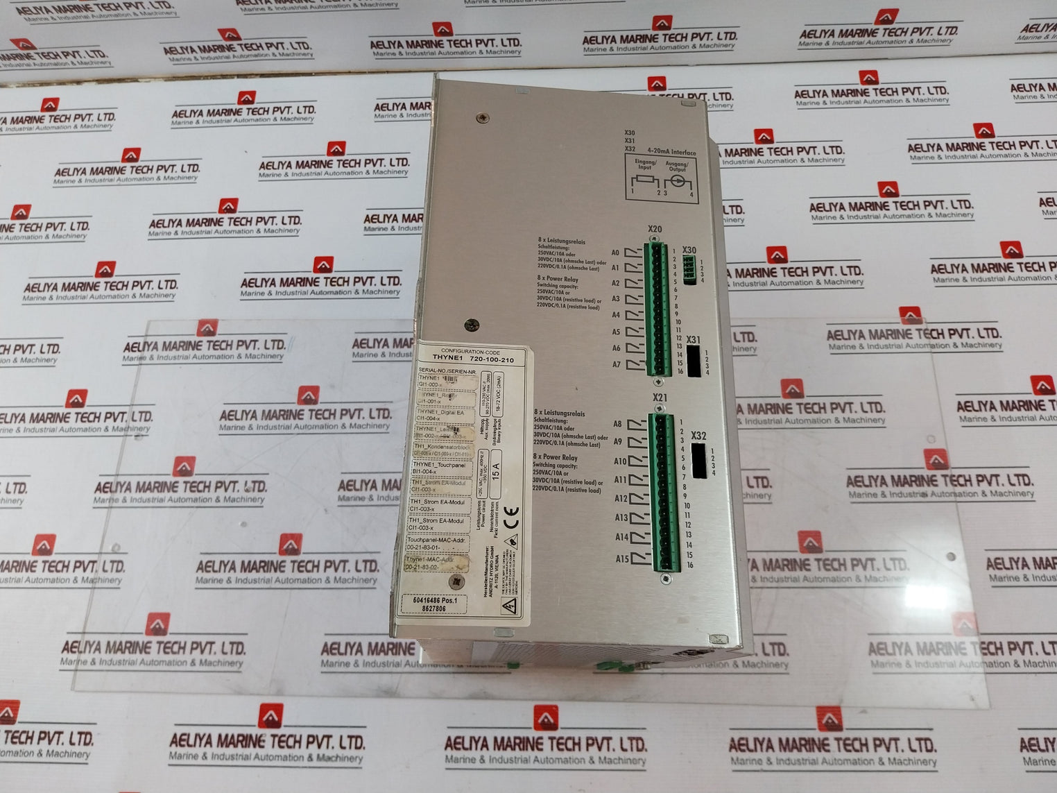 Andritz Hydro Thyne1 720-100-210 Compact Excitation System 15A