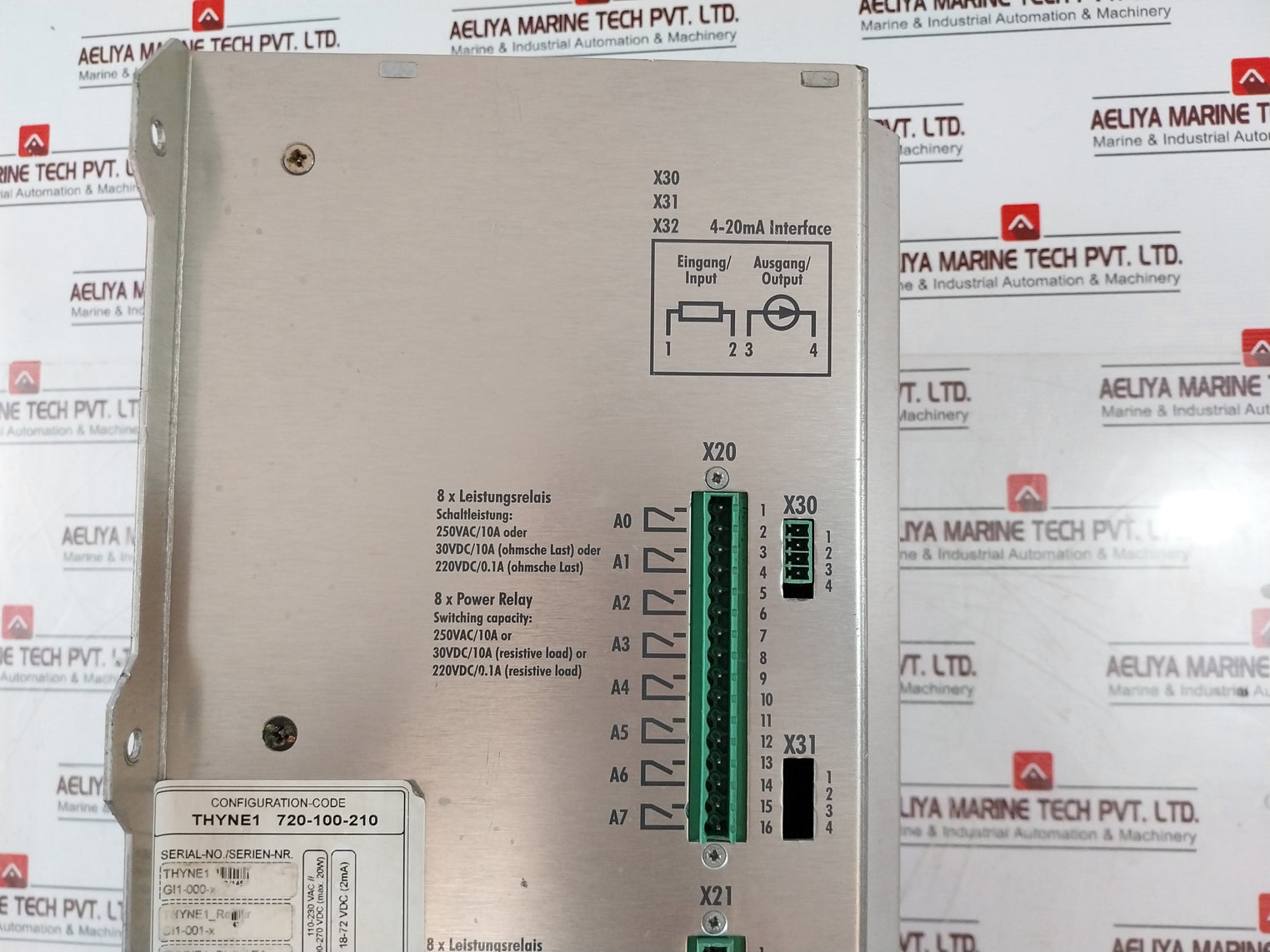 Andritz Hydro Thyne1 720-100-210 Compact Excitation System 15A