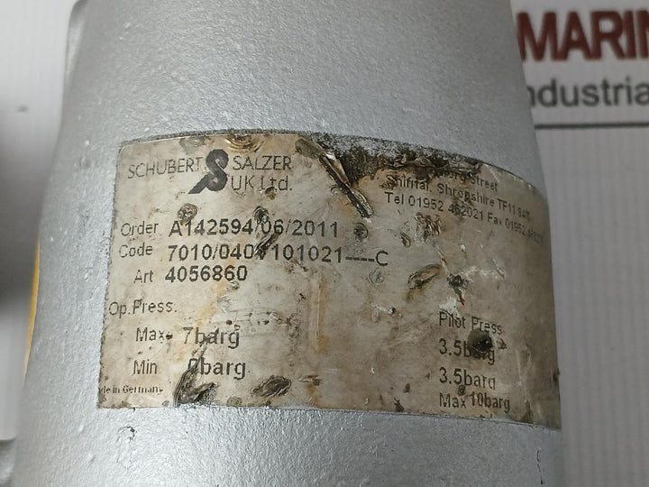 Angle Seat Solenoid Valve 7010/040V101021---c Schubert & Salzer