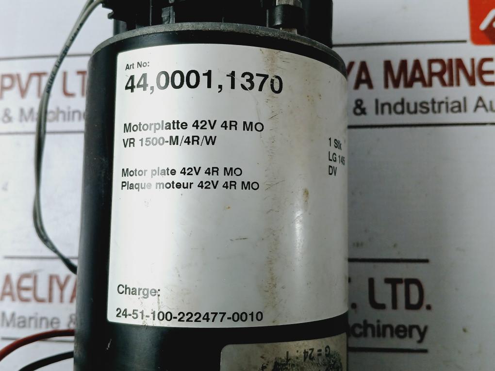 Ankarsrum 42V 4R Mo Wire Drive Motor Vr 1500-m/4R/W