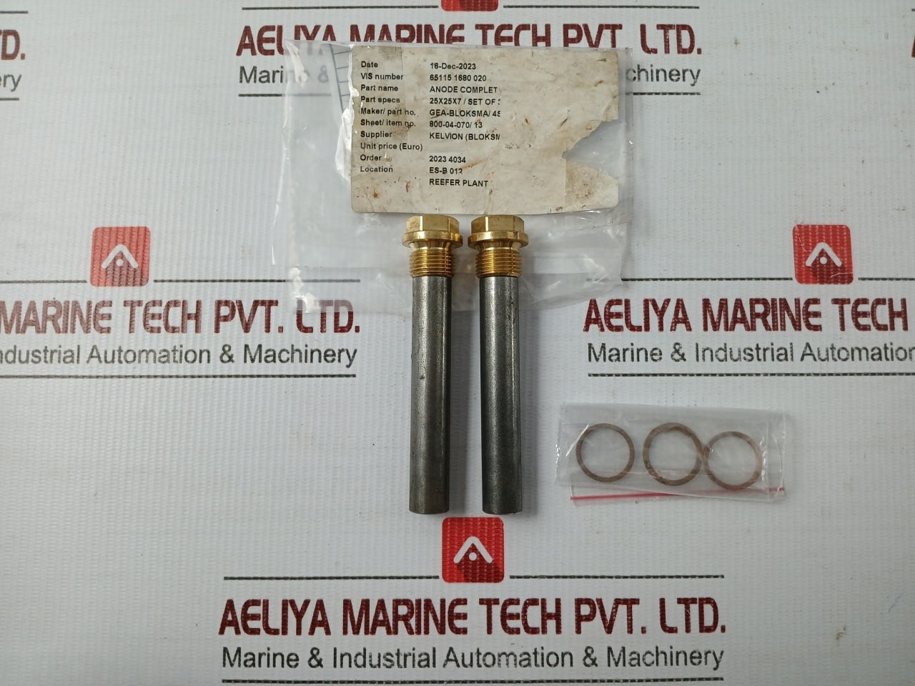 Anode Complete 65115 1680 020 Gea-bloksma 2023 4034