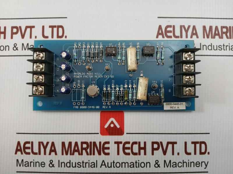 Ansaldo Ross Hill Power Factor Meter Pcb Fab 0000-9446-00