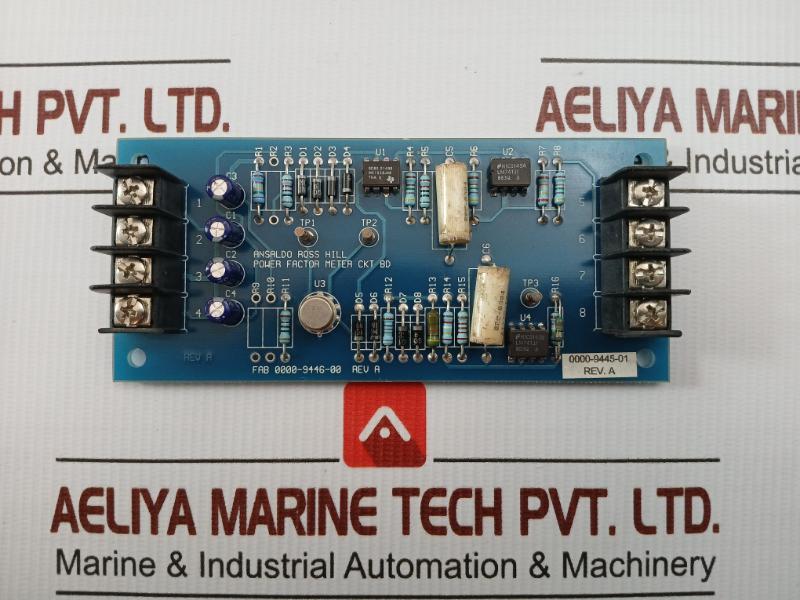 Ansaldo Ross Hill Power Factor Meter Pcb Fab 0000-9446-00