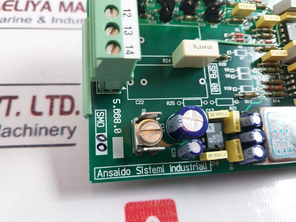 Ansaldo Sistemi 5.668.0 Pcb Card