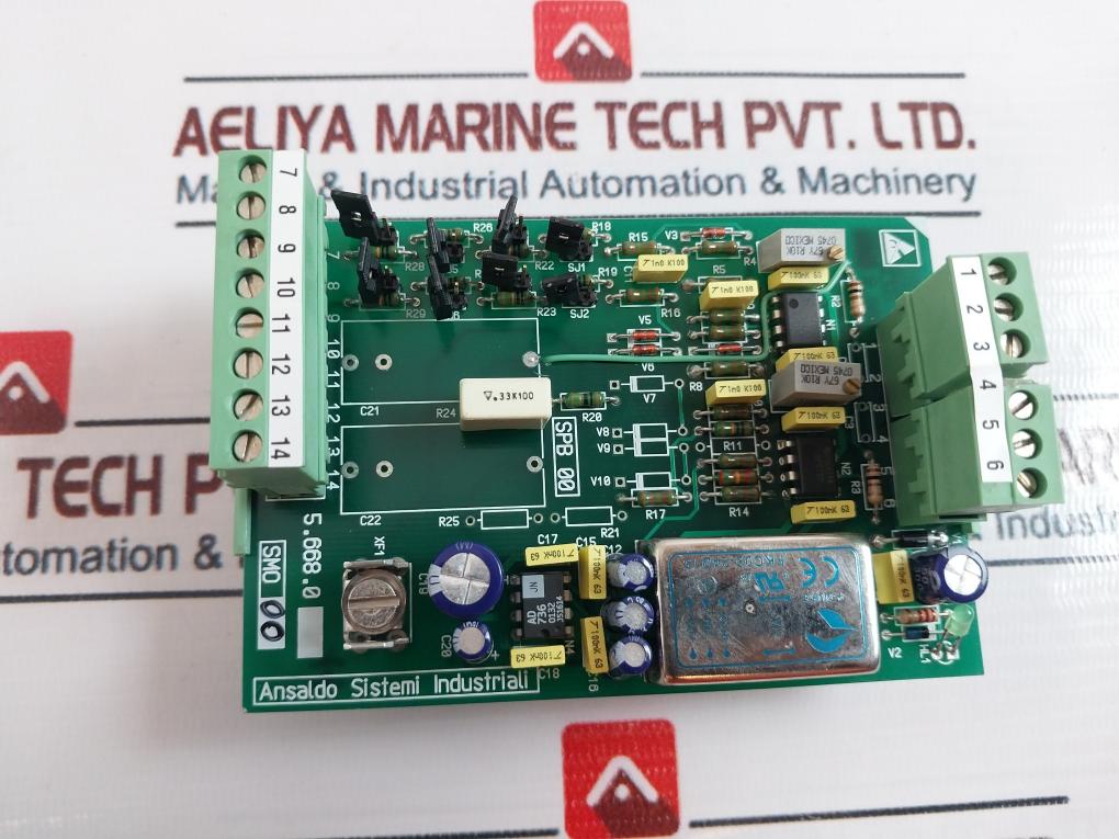 Ansaldo Sistemi 5.668.0 Pcb Card