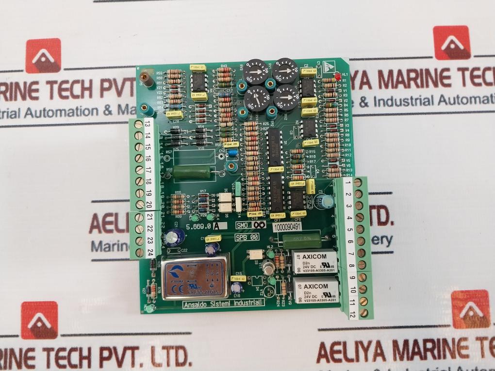 Ansaldo Sistemi 5.669.0A Printed Circuit Board Ver A
