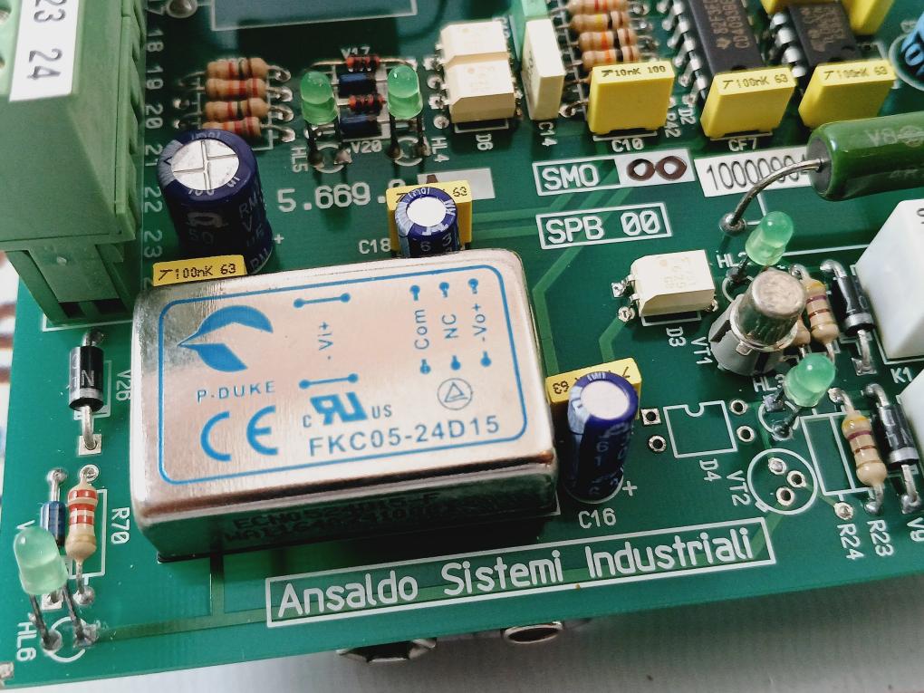 Ansaldo Sistemi Industriali Spb 00 Circuit Board