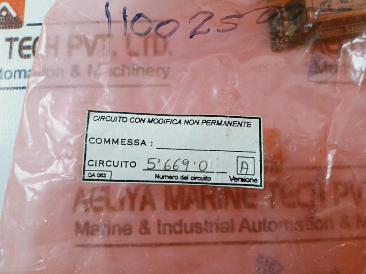 Ansaldo Sistemi Industriali Spb 00 Circuit Board