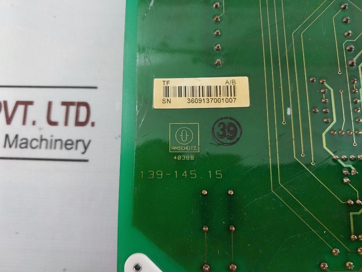 Anschutz 139-145.15 E02 Follow-up Control Pcb 4038B 94V-0 03C04 21381N