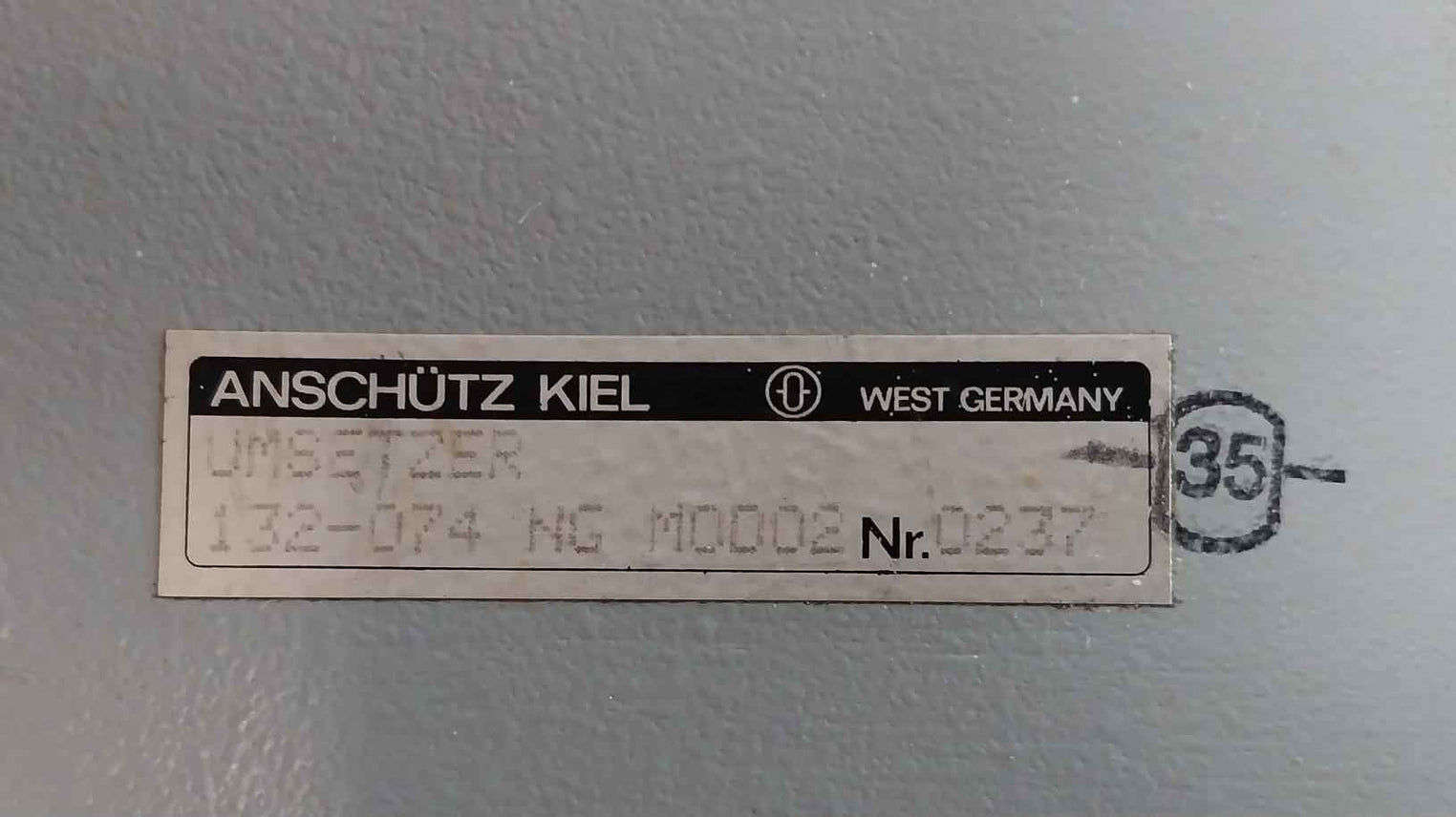 Anschütz Kiel Nb 23-173 Synchro Torque Receiver-transmitter 60 Hz 132-074 Ng