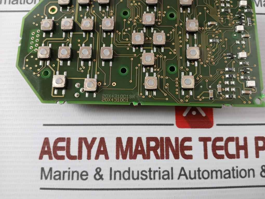 Apc 20X4310C4Sr Drive Data Manager Display Pcb Card P0135-4001 A72Ah