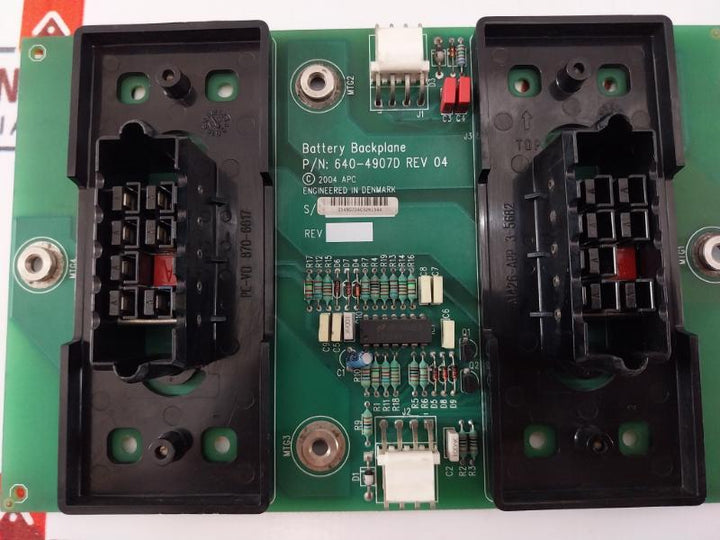 Apc 640-4907D Battery Backplane Rev 04 (Without Battery)