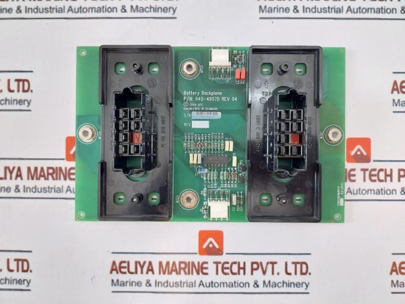 Lot of 4X APC 640-4907D REV 04 Battery Backplane (Without Battery)