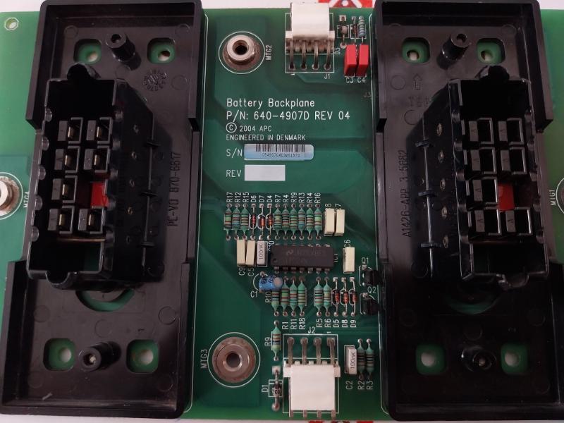 Lot of 4X APC 640-4907D REV 04 Battery Backplane (Without Battery)