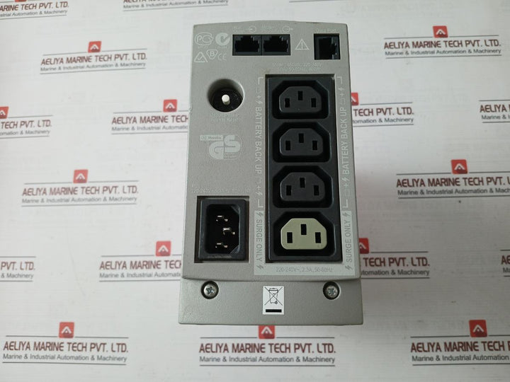 Apc Bk650Ei Back-ups Uninterruptible Power Supply Cs 220-240V, 5.3A 50-60Hz 400W