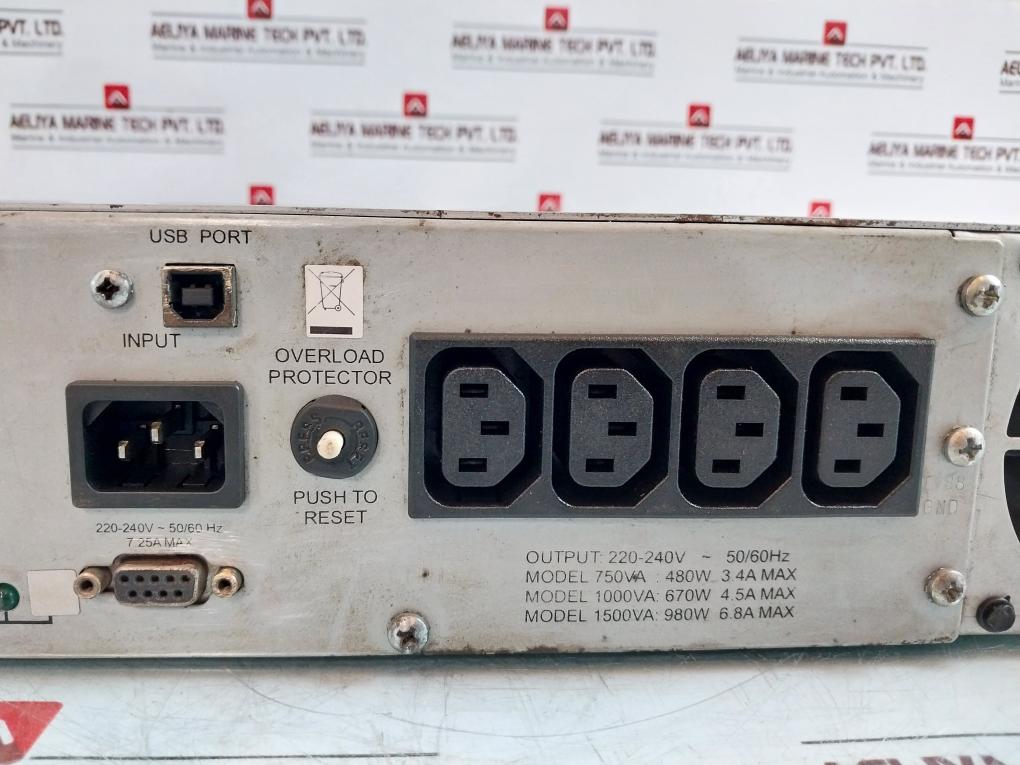Apc Dla1500Rmi2U Uninterruptible Power Supply 220-240V 50/60Hz 1500Va 980W 7.25A