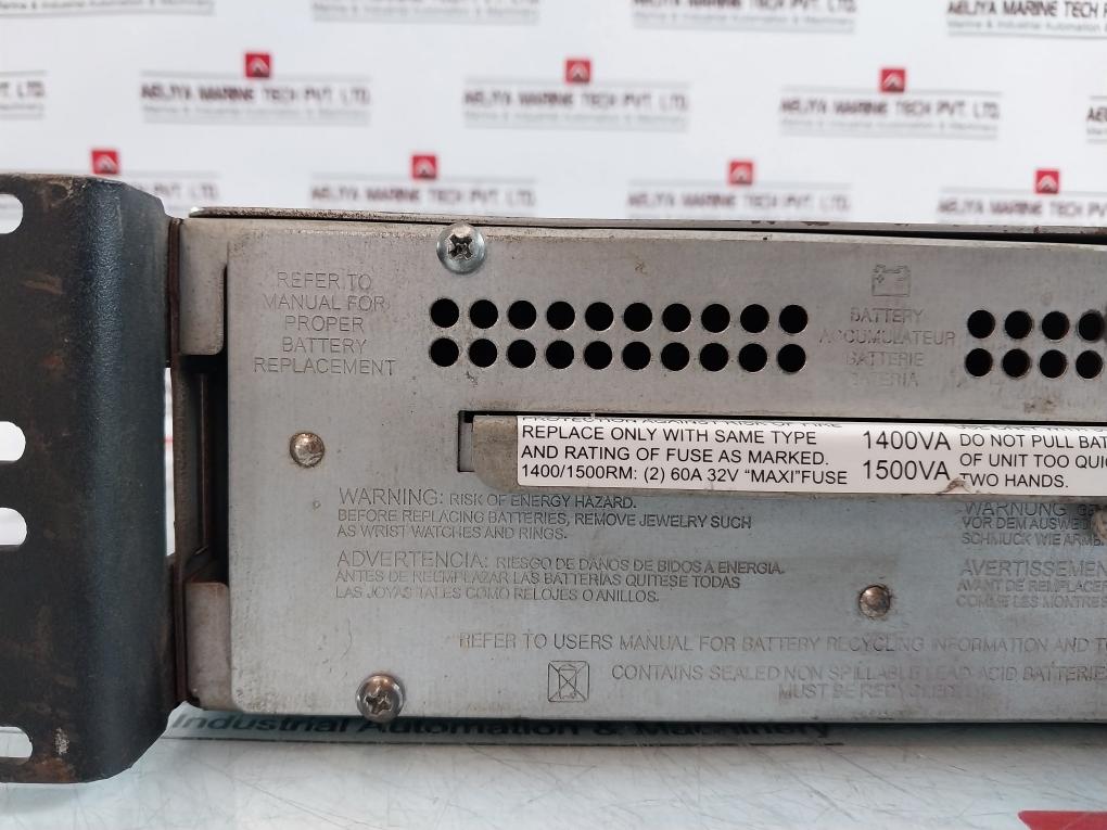 Apc Dla1500Rmi2U Uninterruptible Power Supply 220-240V 50/60Hz 1500Va 980W 7.25A