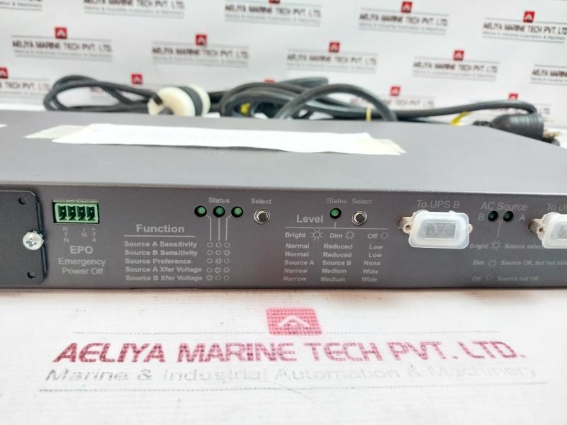 Apc Su042X163 Automatic Transfer Switch 120V 50-60Hz Ats 20A 100/120V 0M-7600A