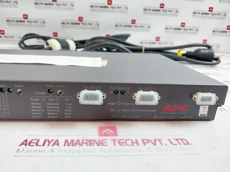 Apc Su042X163 Automatic Transfer Switch 120V 50-60Hz Ats 20A 100/120V 0M-7600A