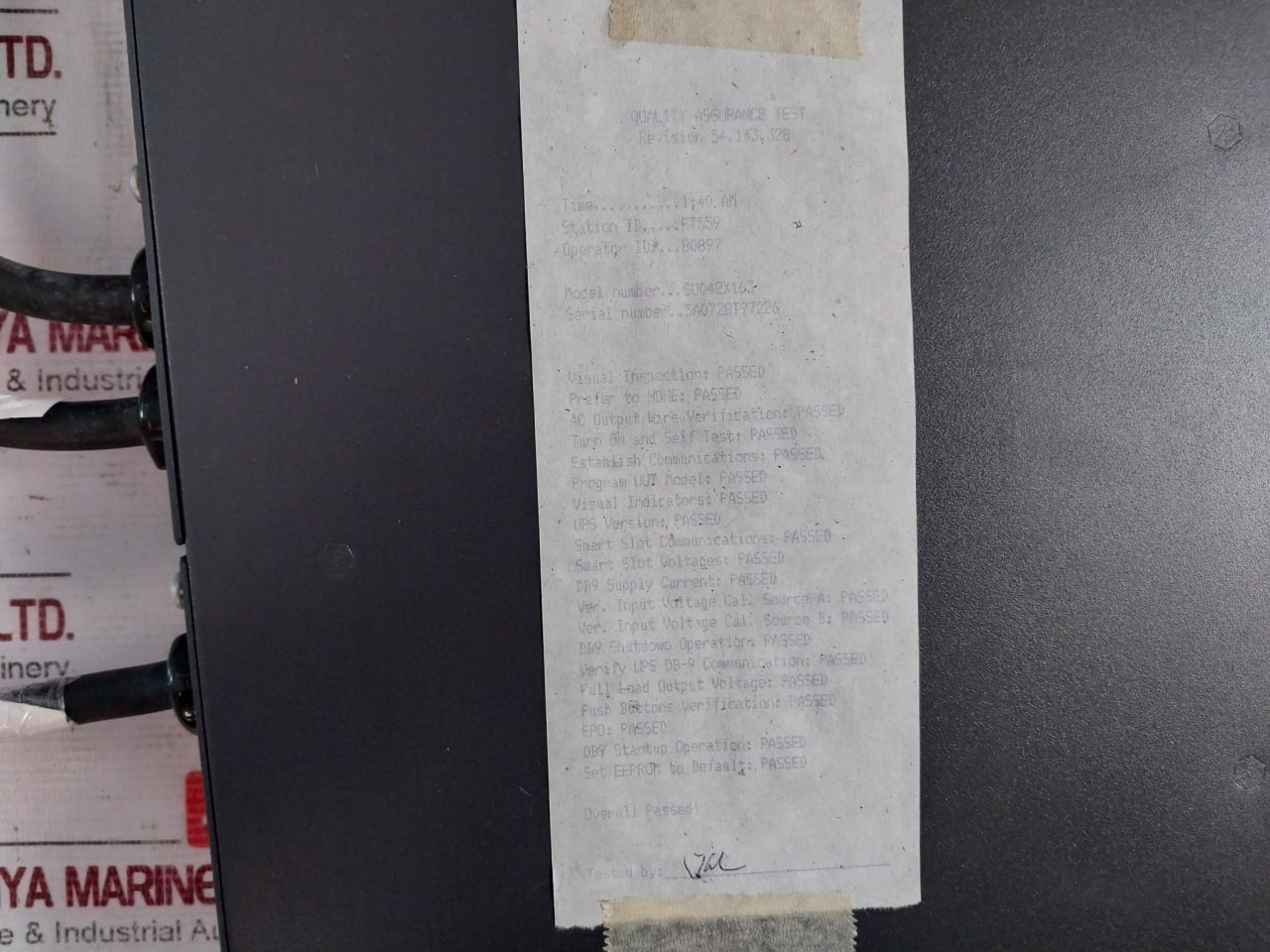 Apc Su042X163 Automatic Transfer Switch 120V 50-60Hz Ats 20A 100/120V 0M-7600A