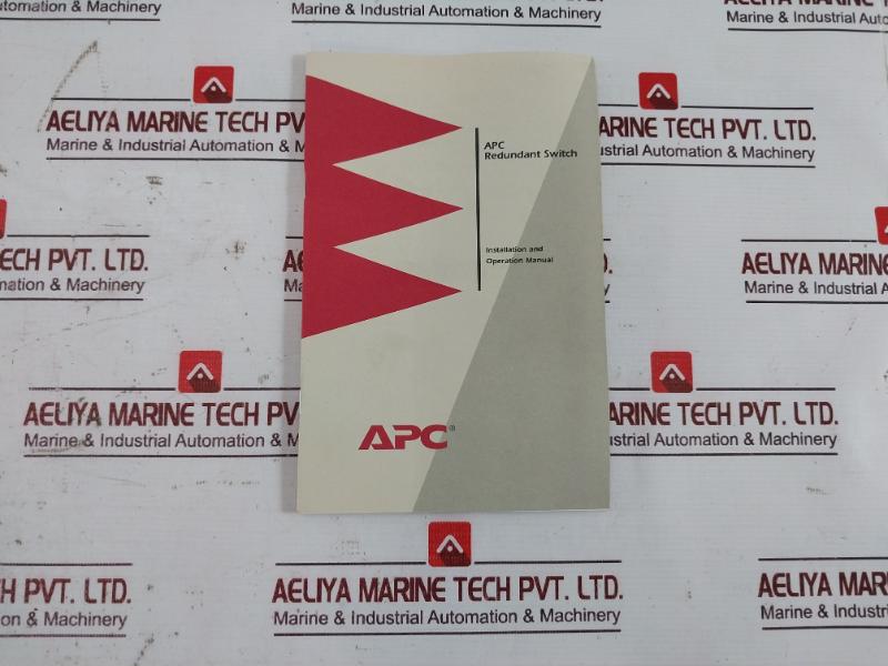 Apc Su042X163 Automatic Transfer Switch 120V 50-60Hz Ats 20A 100/120V 0M-7600A