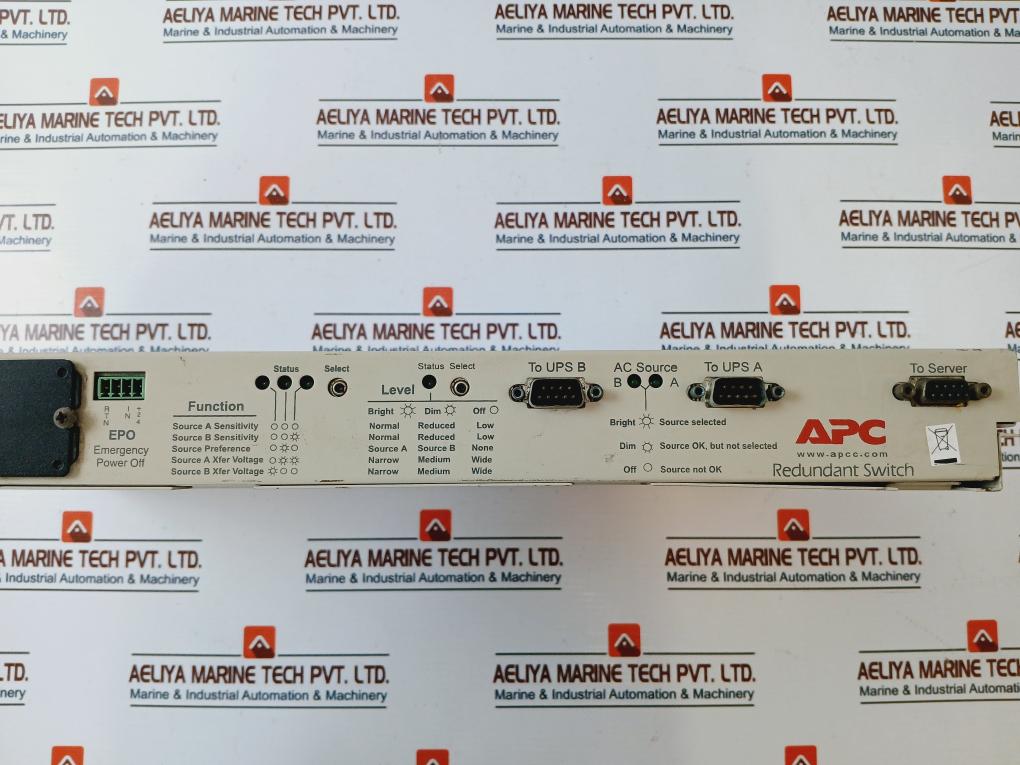 Apc Su044-1 Redundant Switch 16A Ac220-240V 50/60Hz