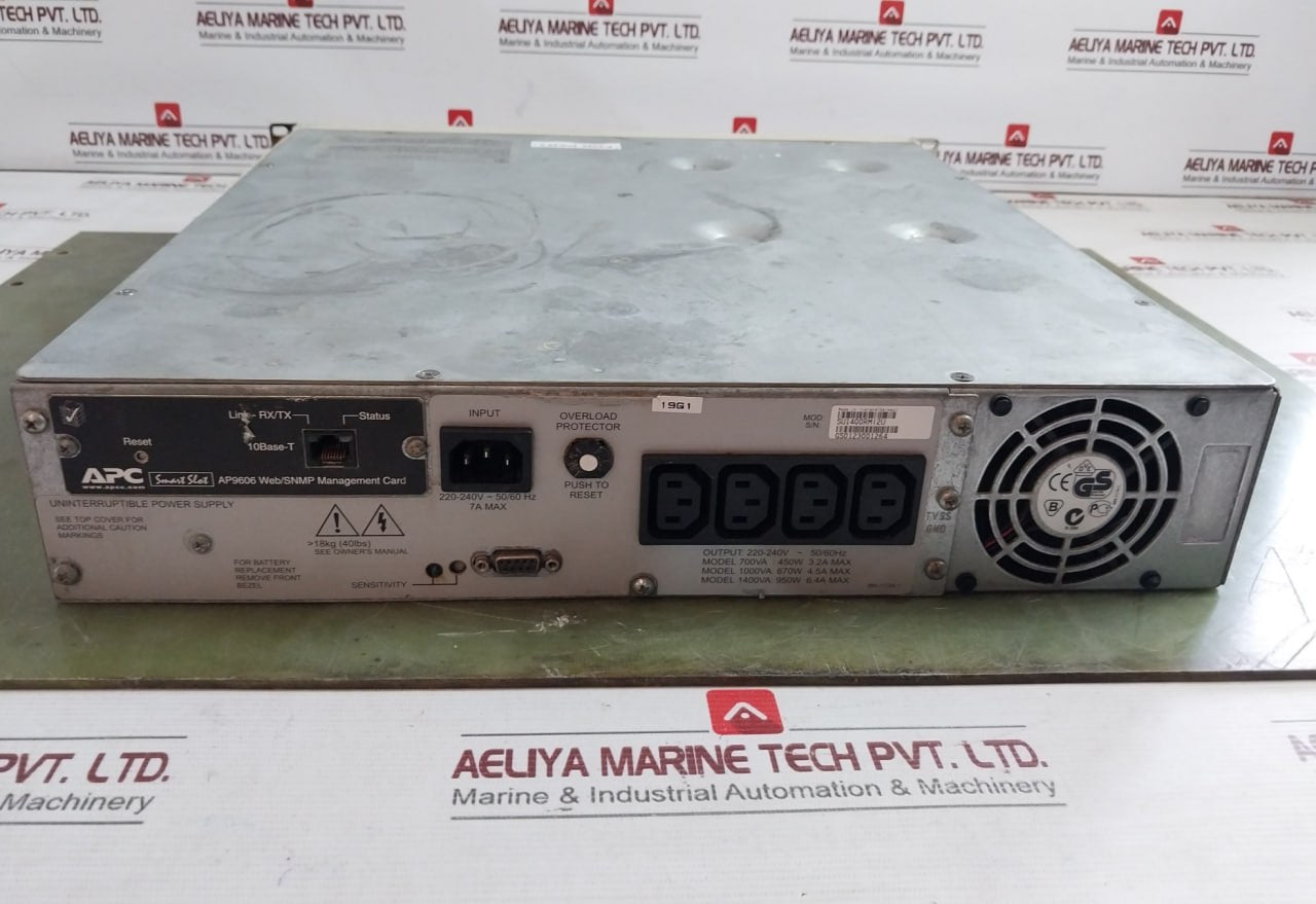 Apc Su1400Rmi2U Uninterruptible Power Supply 1400Va 950W 6.4A