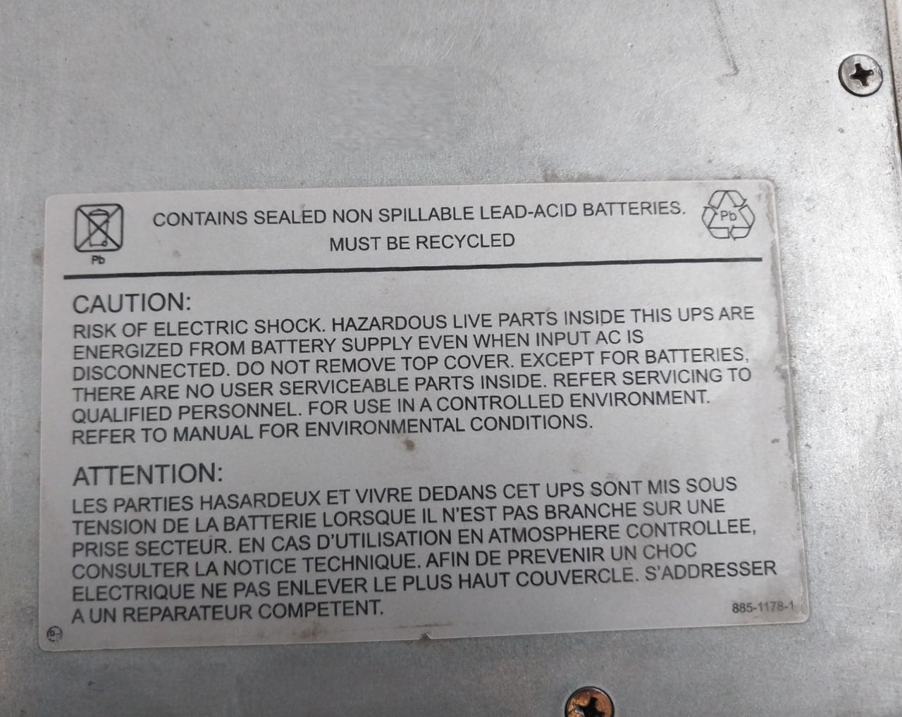 Apc Su1400Rmi2U Uninterruptible Power Supply 1400Va 950W 6.4A