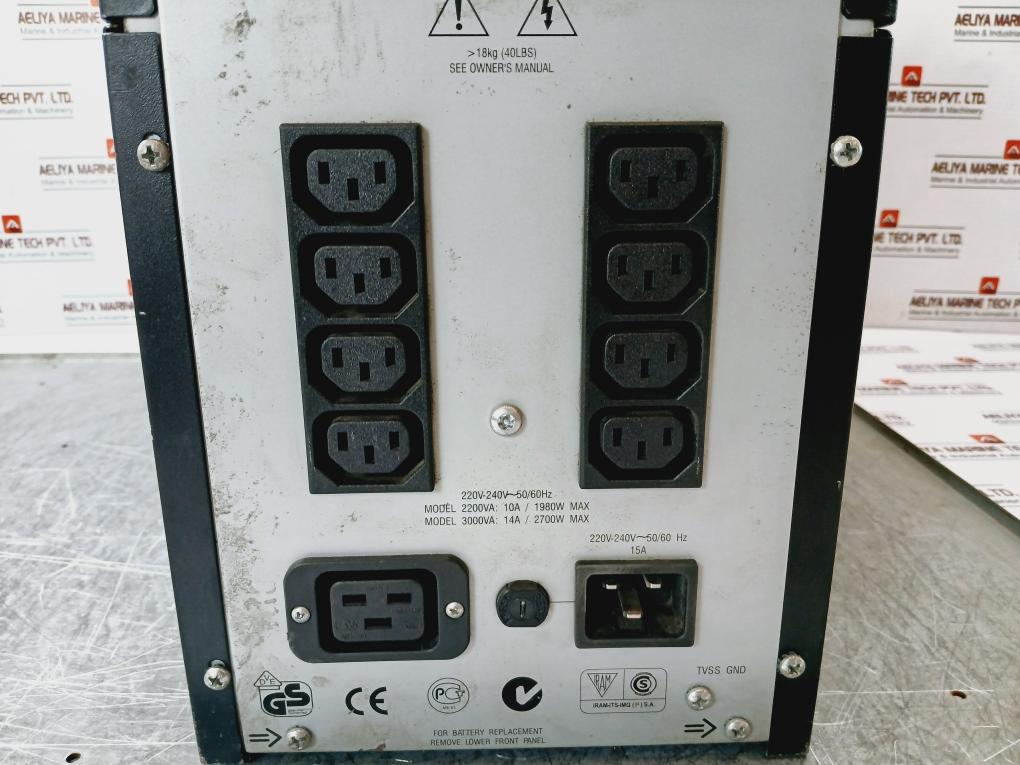 Apc Sua3000I Smart-uninterruptible Power Supply Unit 220V 50/60Hz 13A