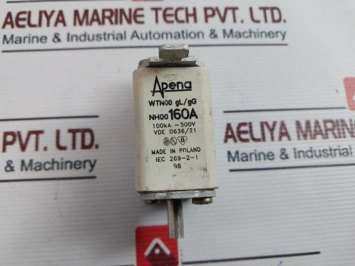 Apena Wtn00 Gl/gg Fuse 160a 100ka ~ 500v