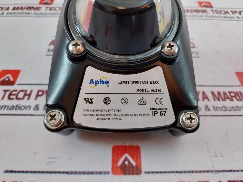 Aphe Als10 Limit Switch Box Ac 250V 3A 125V 5A Enclosure Ip 67