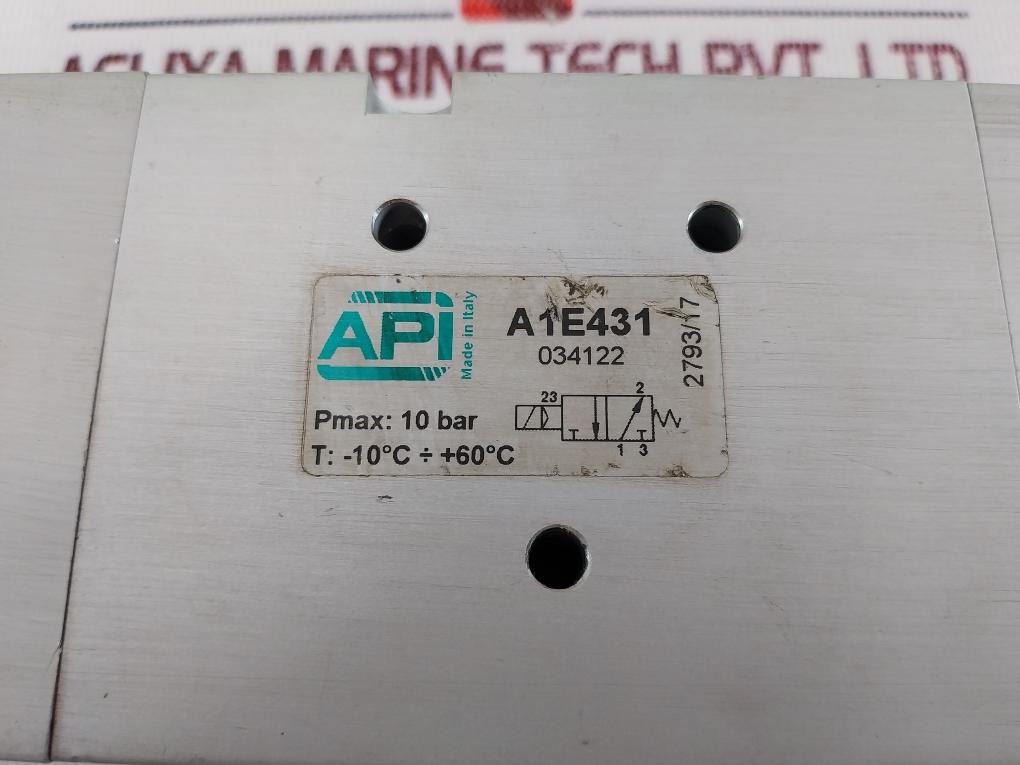 Api A1E431 Electrically Operated Valve