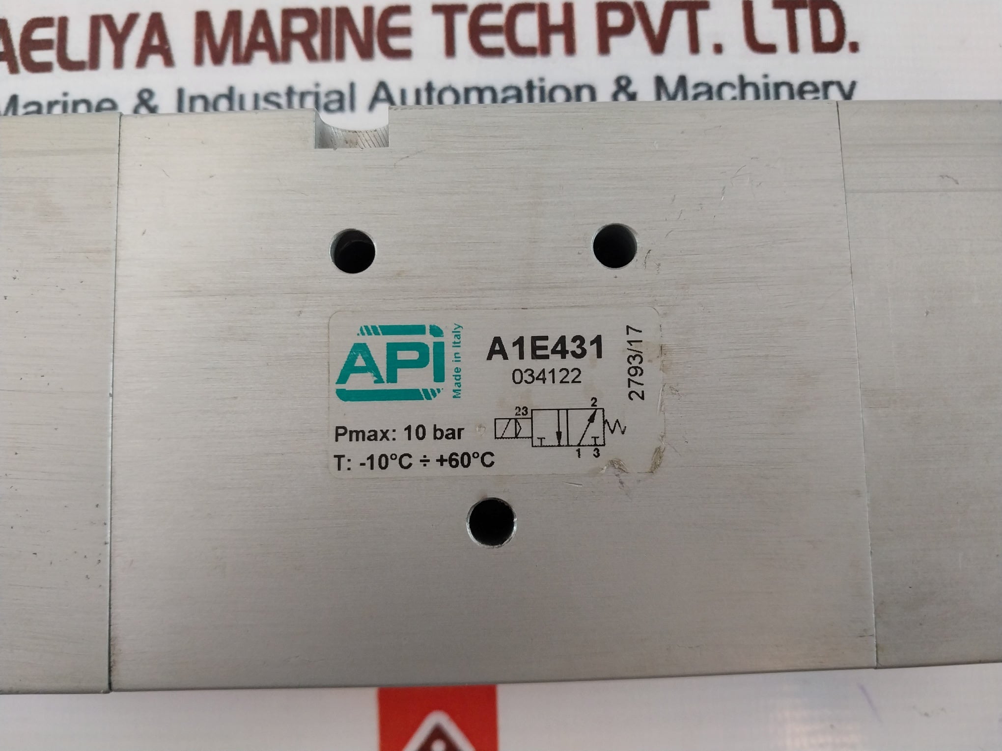 Api A1E431 Electrically Operated Valve 10 Bar